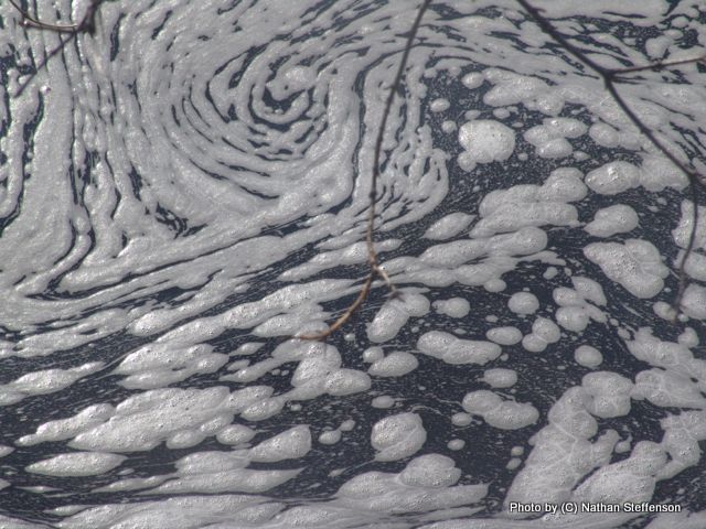 foam swirl in rum river foam swirl in rum river