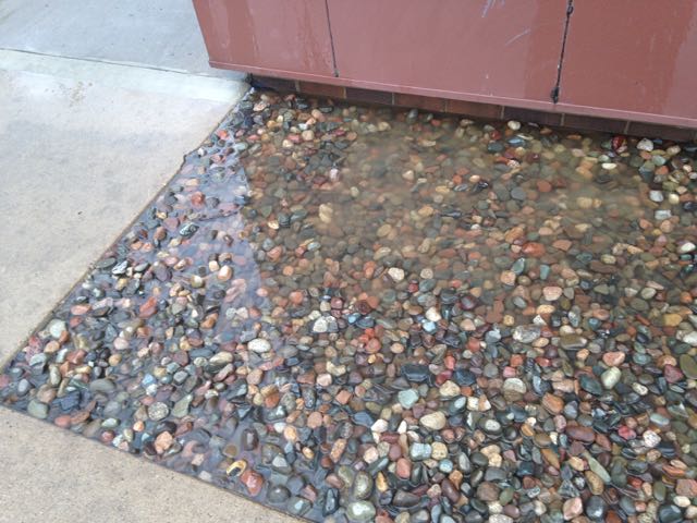 Large puddle