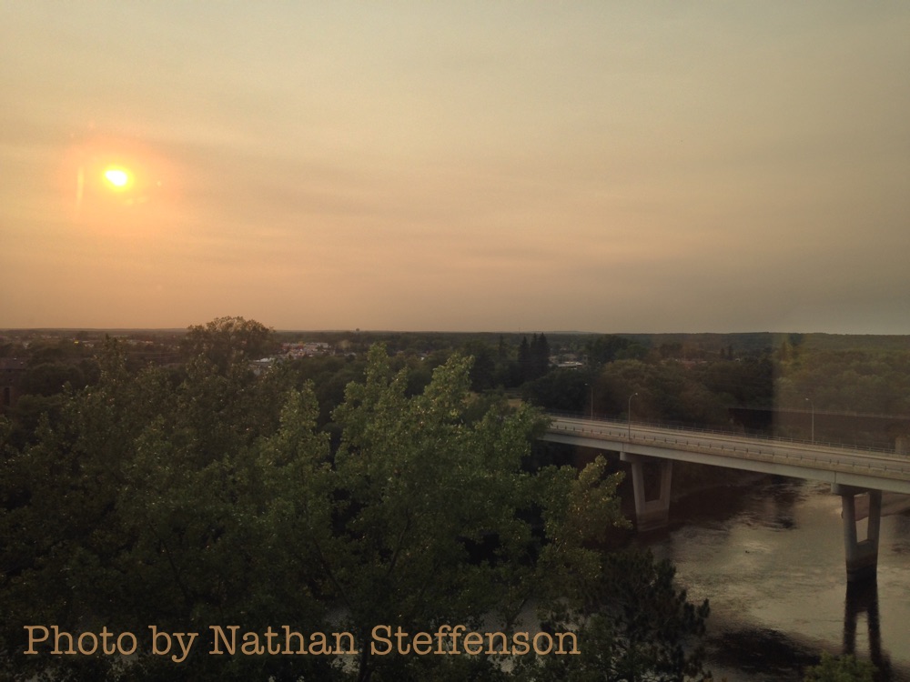 August 21 2015 orange sky