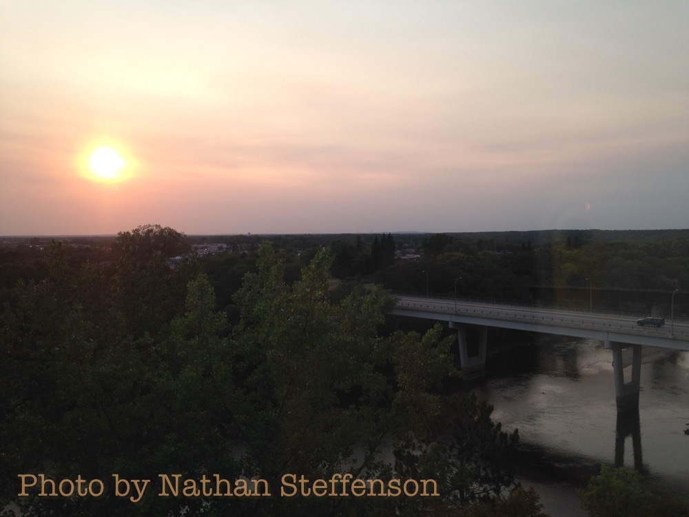 August 21 2015 orange sky