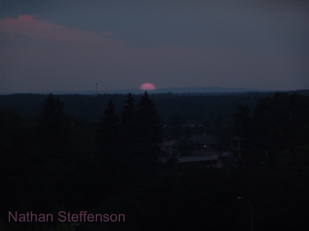 June red sunset
